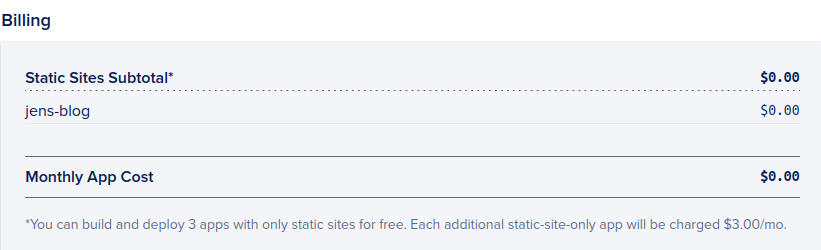 billing overview
